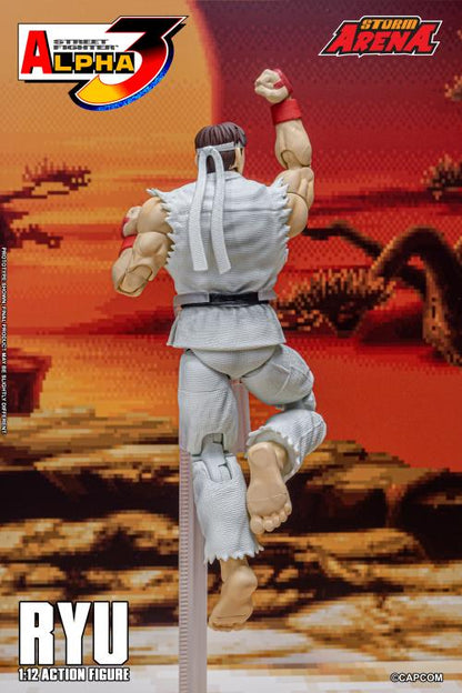 Capcom Street Fighter Alpha 3 Storm Arena Ryu 1/12 Scale Action Figure available at chimploot.com