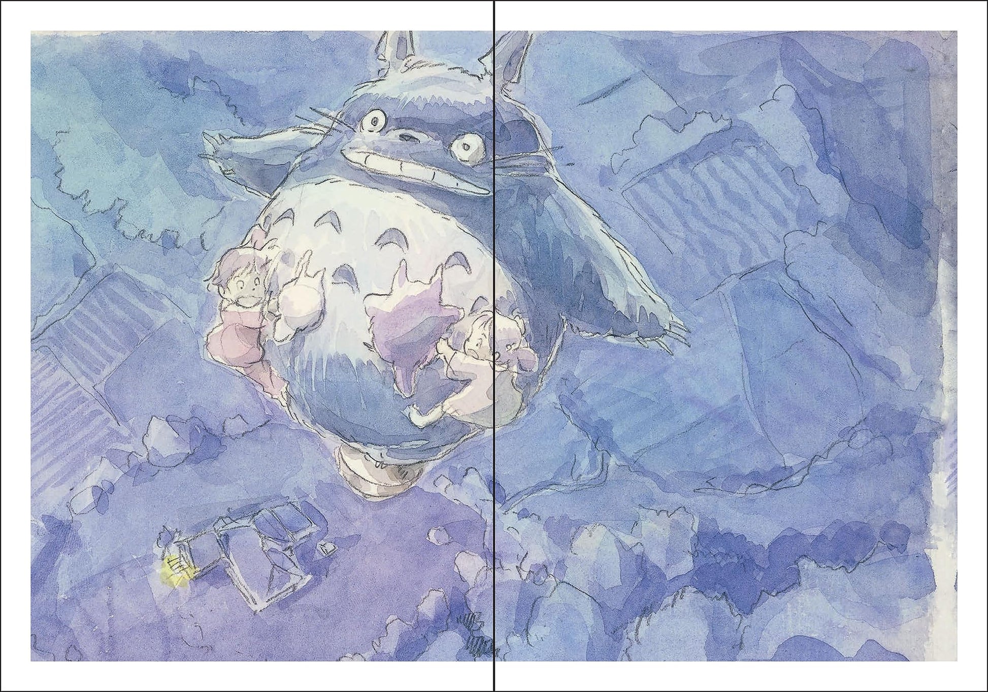 Studio Ghibli My Neighbor Totoro Journal Inside Art