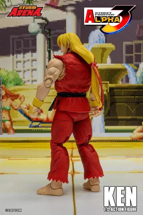 Capcom Street Fighter Alpha 3 Storm Arena Ken 1/12 Scale Action Figure available at chimploot.com