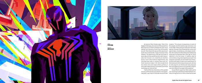 Spider-Man: Across the Spider-Verse: The Art of the Movie art book available at chimploot.com