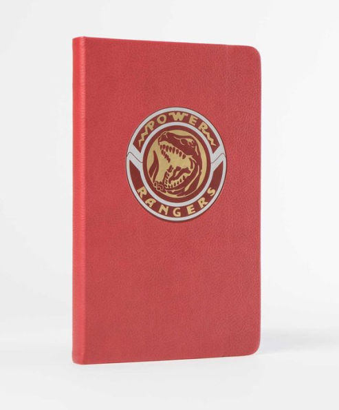 Red notebook with Power Rangers logo and Red Ranger design Power Rangers: Red Ranger Hardcover Ruled Journal available at chimploot.com