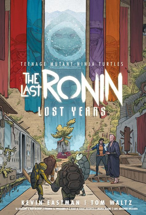 Comic book cover of 'The Last Ronin: Lost Years' featuring Teenage Mutant Ninja Turtles. Availabe at chimploot.com