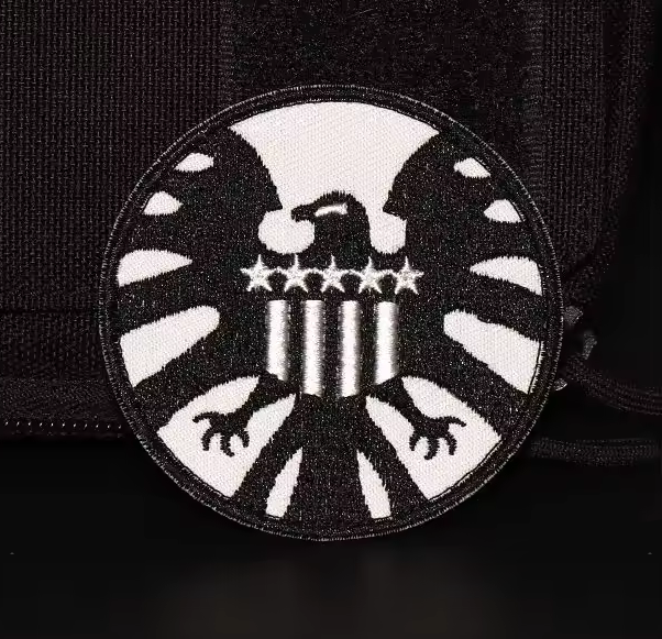 Marvel Agents of S.H.I.E.L.D. Classic Logo Hook & Loop Patch available at chimploot.com