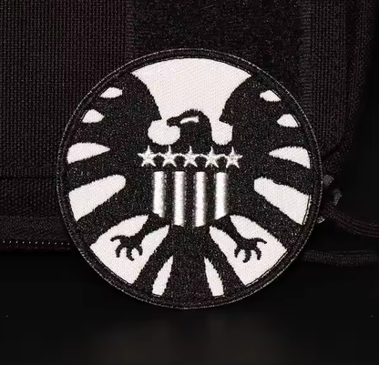 Marvel Agents of S.H.I.E.L.D. Classic Logo Hook & Loop Patch available at chimploot.com