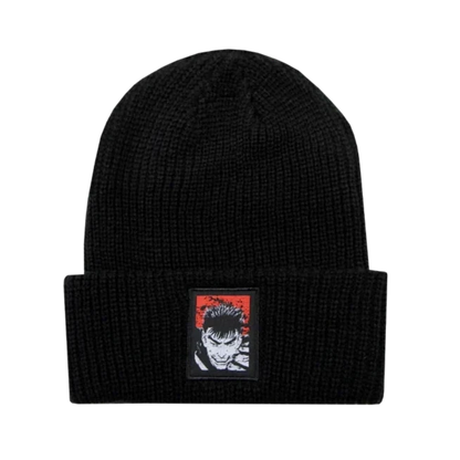 Berserk Guts Icon Black Beanie available at chimploot.com