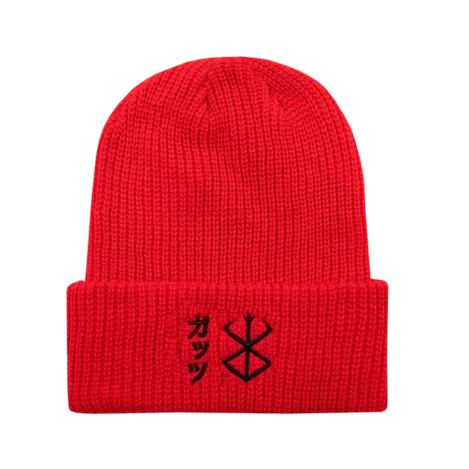 Berserk Brand of Sacrifice Red Beanie available at chimploot.com