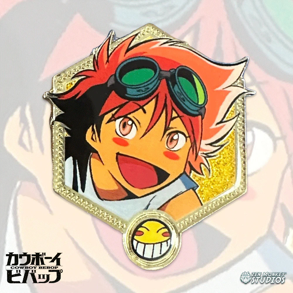 Golden Series 2 Cowboy Bebop Ed Pin by zenmonkeystudios available at chimploot.com