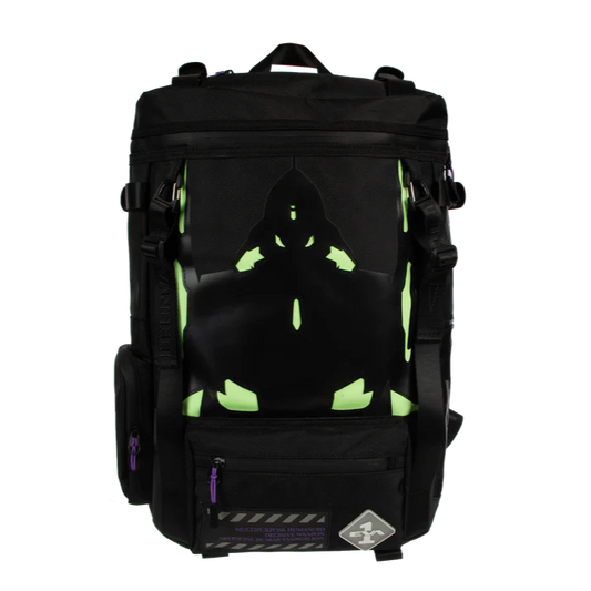 Front Evangelion Unit 1 Glow In The Dark Backpack Available at ChimpLoot.com