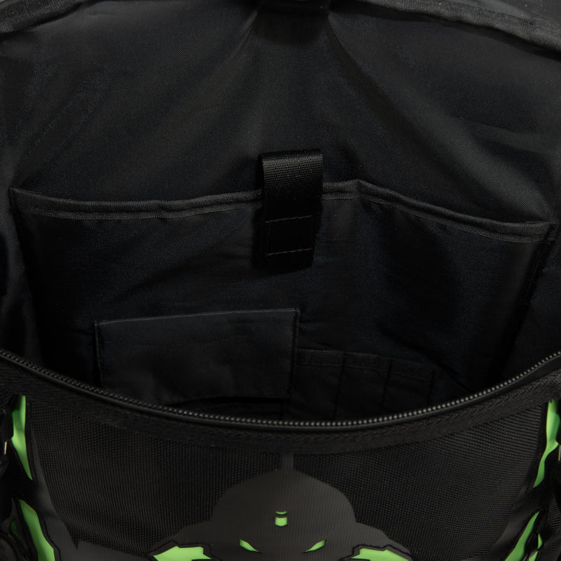 Interior Evangelion Unit 1 Glow In The Dark Backpack Available at ChimpLoot.com