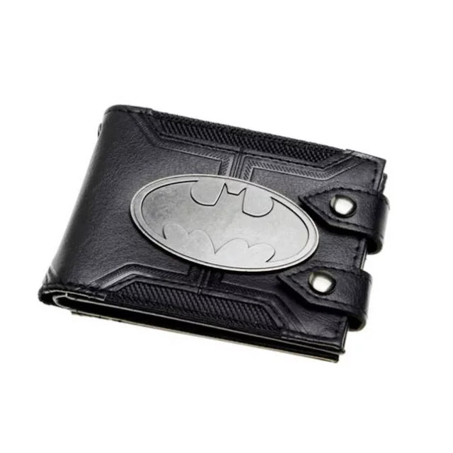 DC Comics - Batman Metal Bat Symbol Snapclose Bi-Fold Wallet