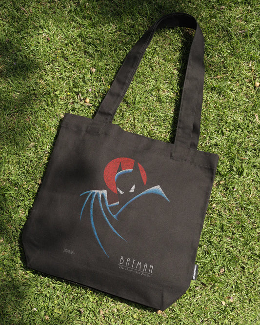 Batman The Animated Series Logo Tote Bag from threadheads availabel at chimploot.com