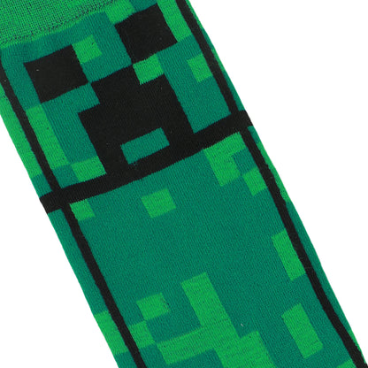 Minecraft Creeper Adult Crew Socks