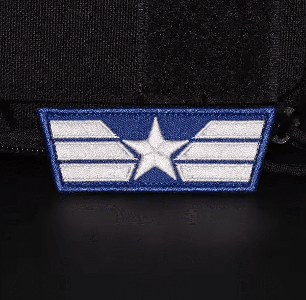 Marvel Captain America wings Badge Hook & Loop Patch available at chimploot.com