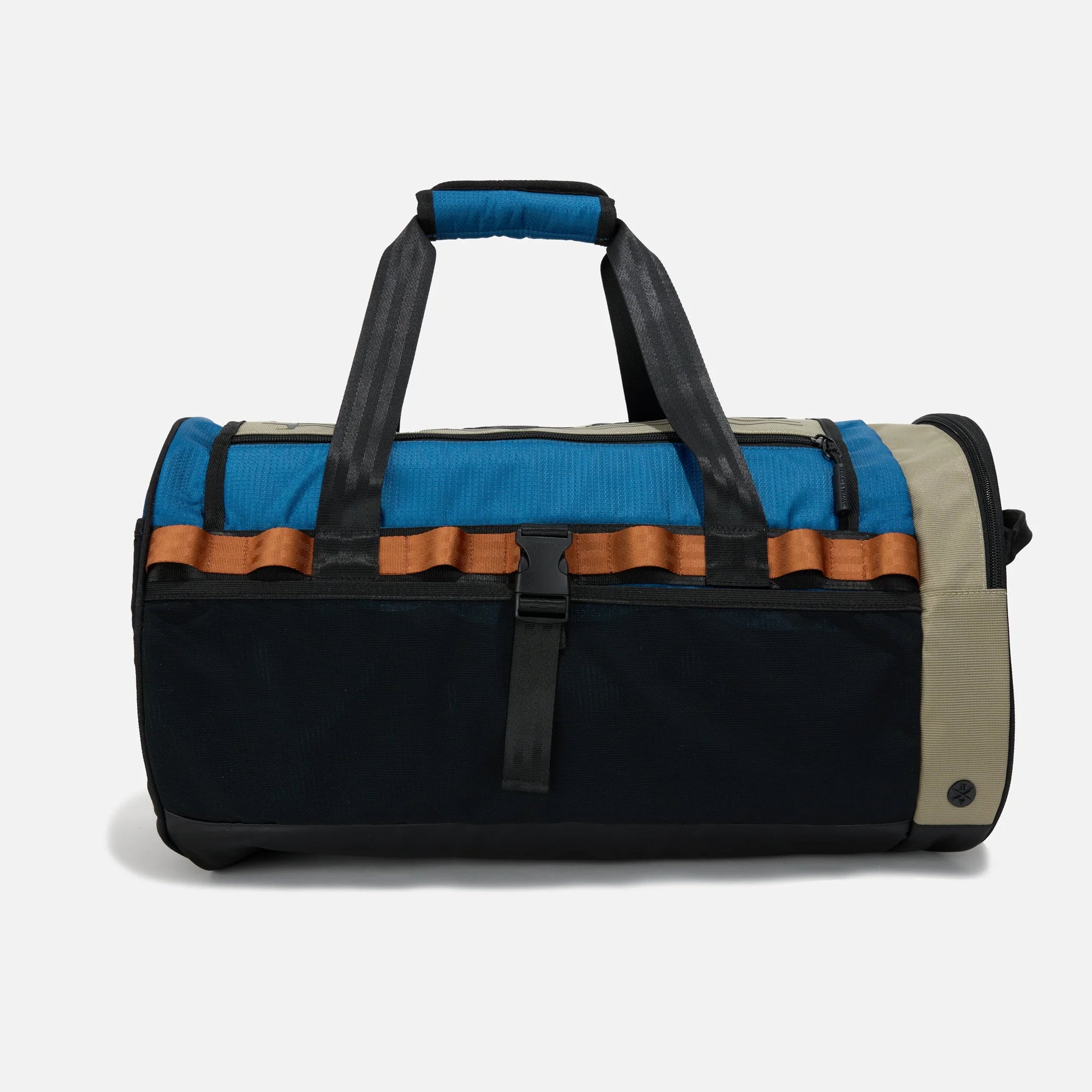 Blue Star Wars Rebel Trudger Duffle Bag with black straps and a visible brand logo on a white background available at chimploot.com