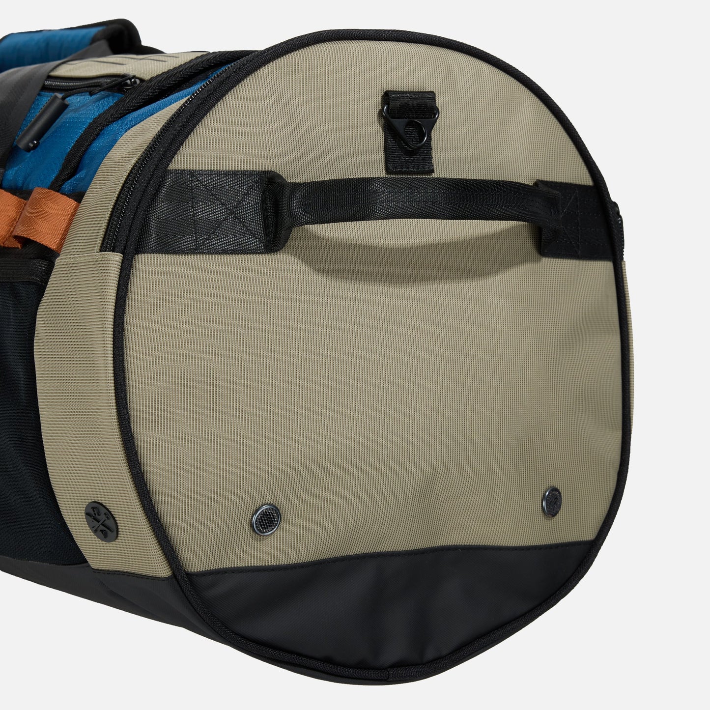 Blue Star Wars Rebel Trudger Duffle Bag with black straps and a visible brand logo on a white background available at chimploot.com