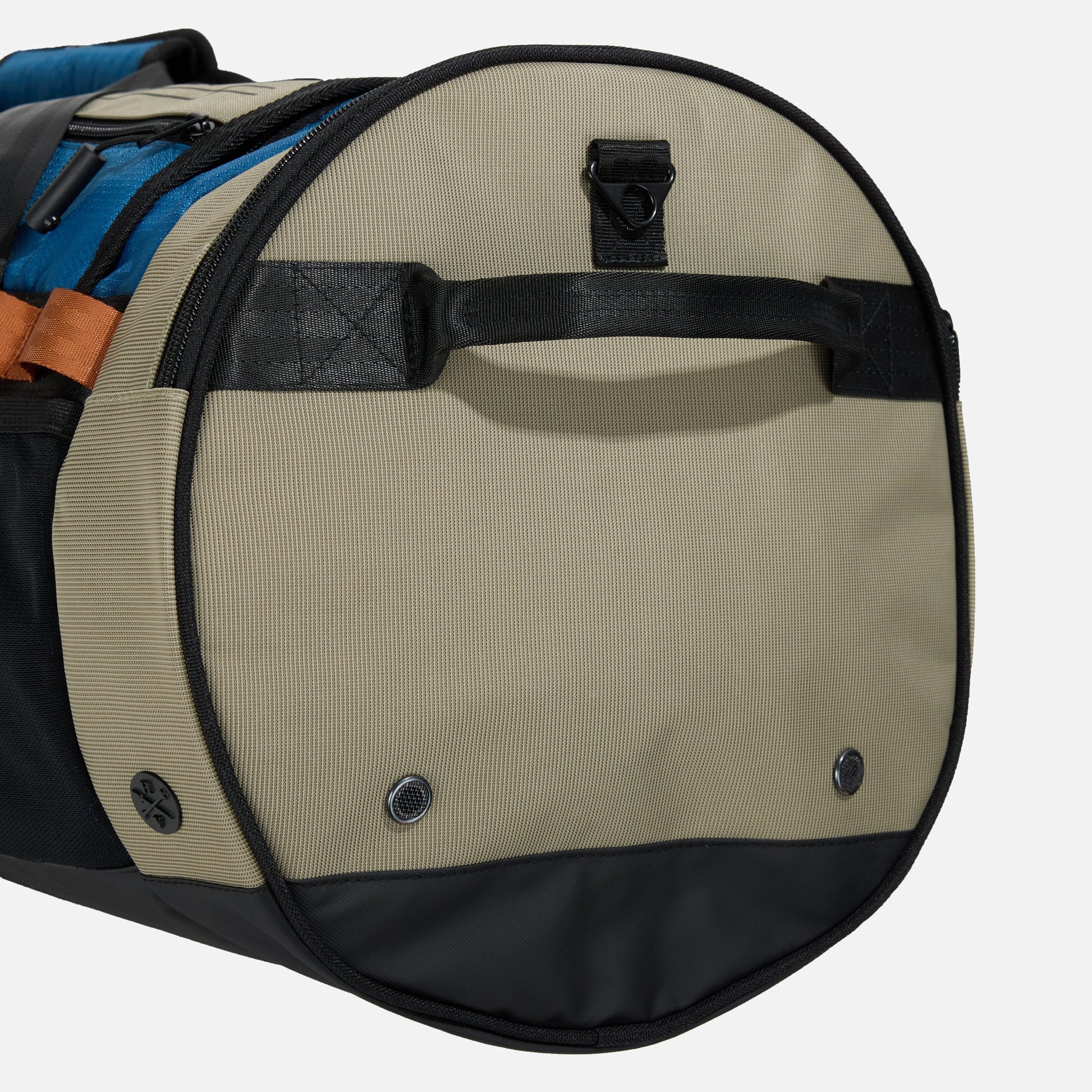 Blue Star Wars Rebel Trudger Duffle Bag with black straps and a visible brand logo on a white background available at chimploot.com