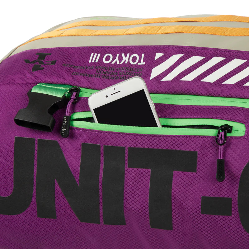 Evangelion anime manga EVA 1 Convertible Duffle Bag available at Chimploot.com