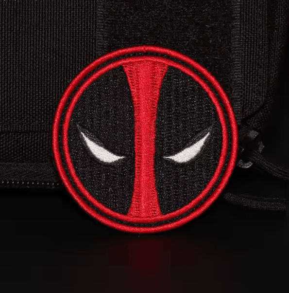 Marvel Deadpool Logo Hook & Loop Patch available for sale at chimploot.com