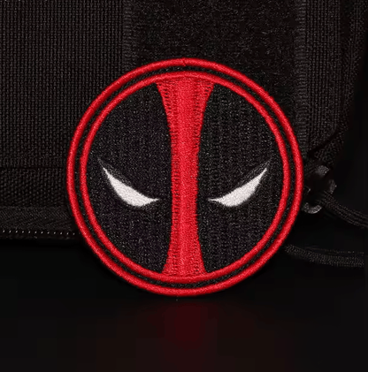 Marvel Deadpool Logo Hook & Loop Patch available for sale at chimploot.com