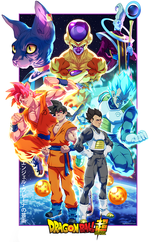 Dragon Ball Super; Super Saiyan Gods (11"x17")