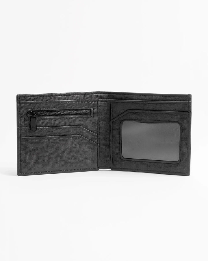 Spider-Man Miles Morales themed wallet with web design on a white background