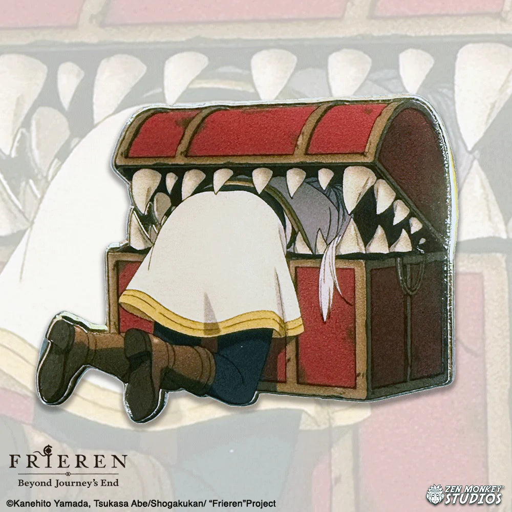 Frieren Mimic Pin by zenmonkeystudios