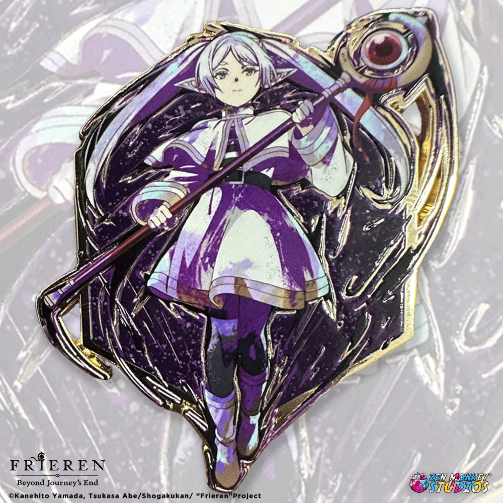 Painterly Series: Frieren (Purple Variant) Limited Edition Pin available at chimploot.com