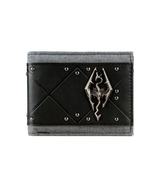 Elder Scrolls 3D Skyrim Emblem Bi-Fold Wallet available at chimploot.com