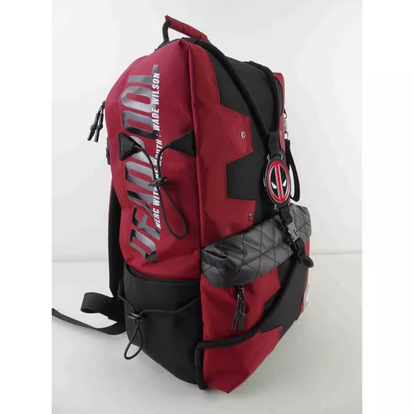 Marvel Deadpool Bungee Suit-up Character Backpack available at chimploot.com