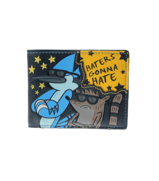 Regular Show - Haters Gonna Hate - Mordecai and Rigby Bi-Fold Wallet