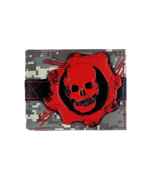 Gears of War video game Crimson Omen Bi-Fold Wallet available at ChimpLoot.com