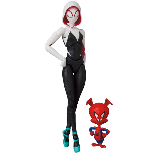 MAFEX No.134 Spider-Gwen & Spider-Ham Spider-Man: Into The Spider-Versecollectible action figure available at chimploot.com