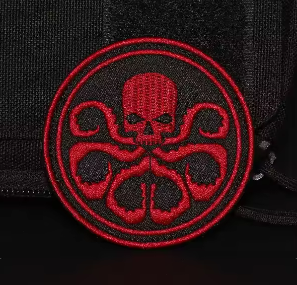 marvel Hydra Logo Hook & Loop Patch available at chimploot.com