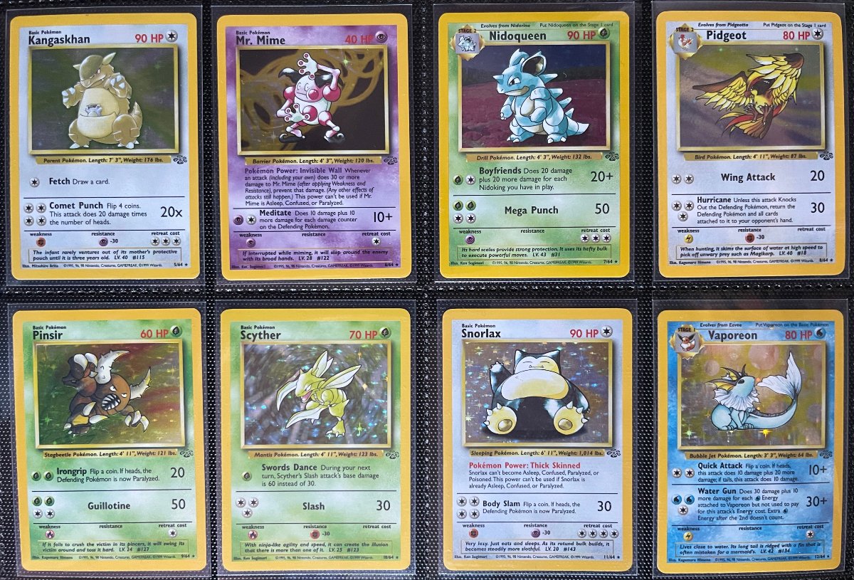 Pokémon pkm Jungle Complete Master Set (64/64) trading card game available at ChimpLoot.com