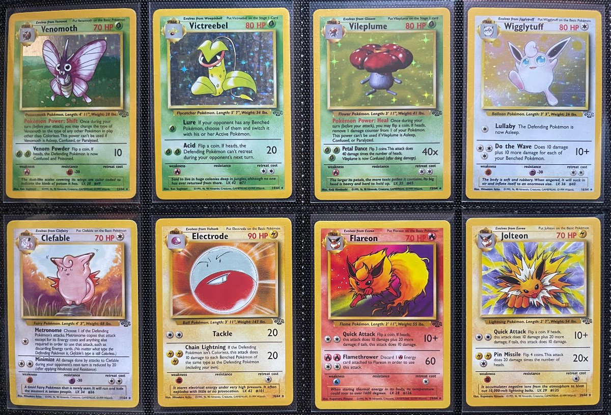 Pokémon pkm Jungle Complete Master Set (64/64) trading card game available at ChimpLoot.com