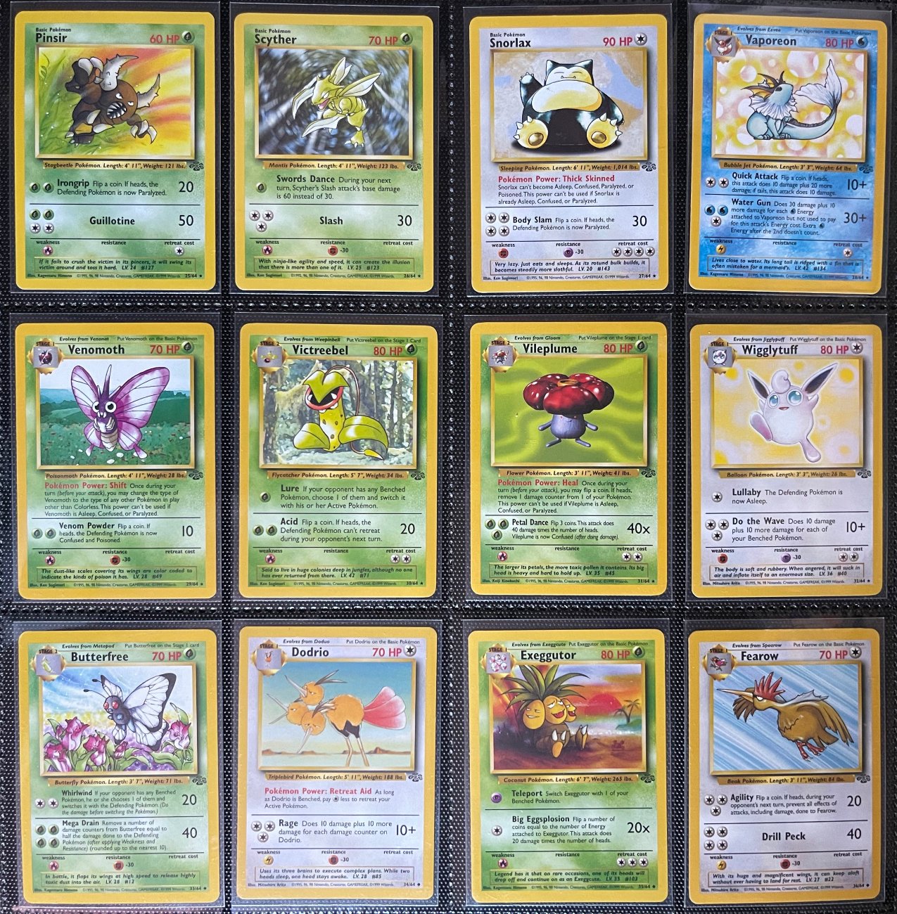 Pokémon pkm Jungle Complete Master Set (64/64) trading card game available at ChimpLoot.com