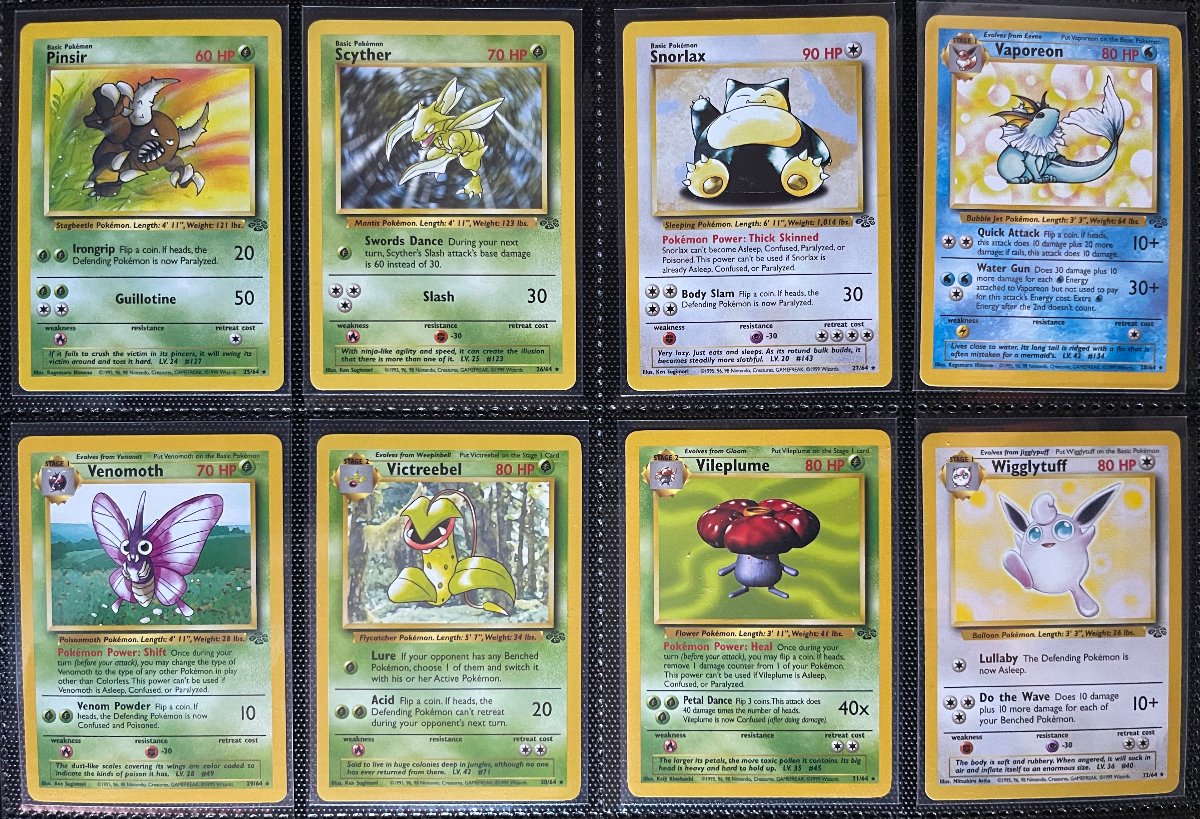 Pokémon pkm Jungle Complete Master Set (64/64) trading card game available at ChimpLoot.com