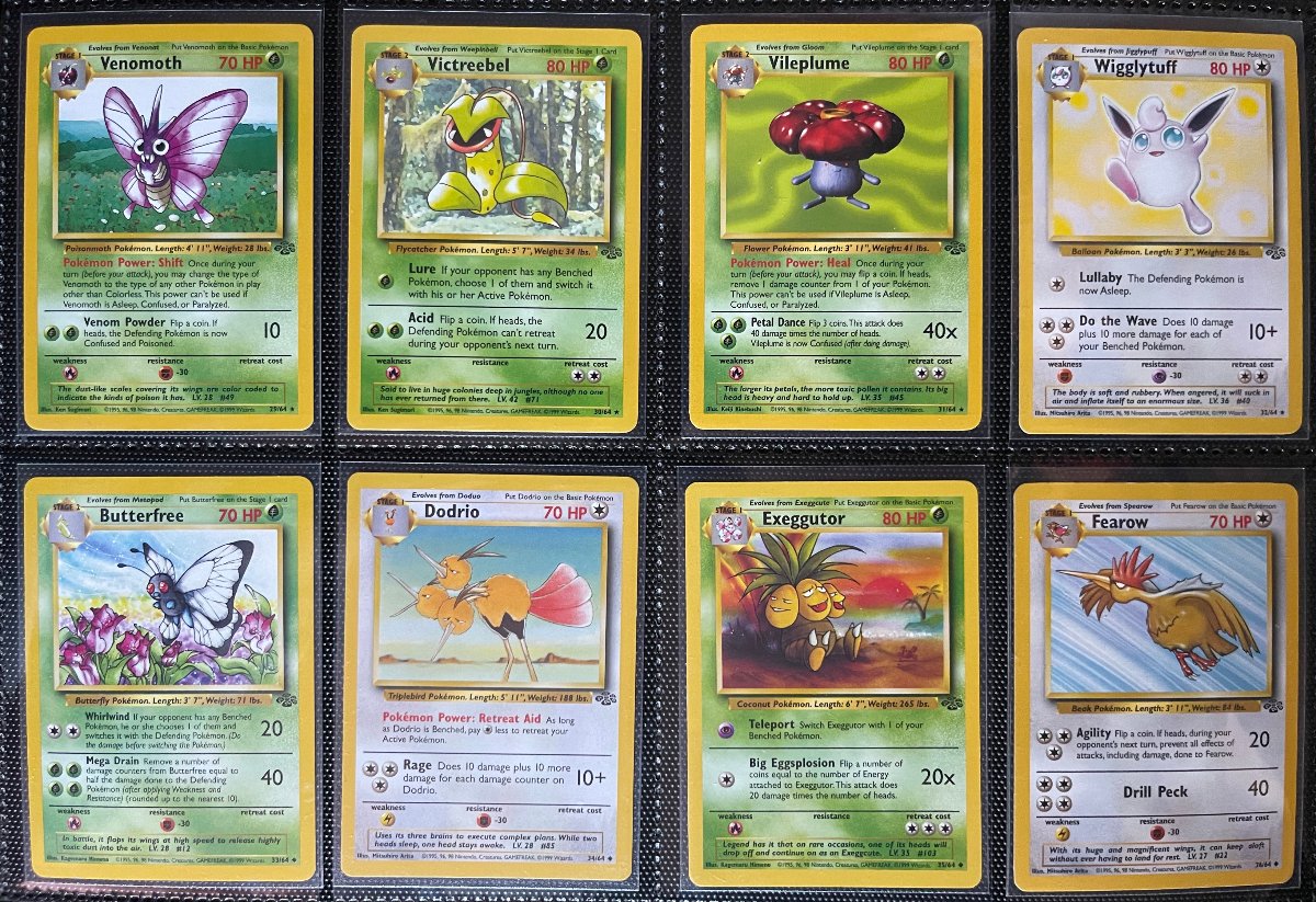 Pokémon pkm Jungle Complete Master Set (64/64) trading card game available at ChimpLoot.com