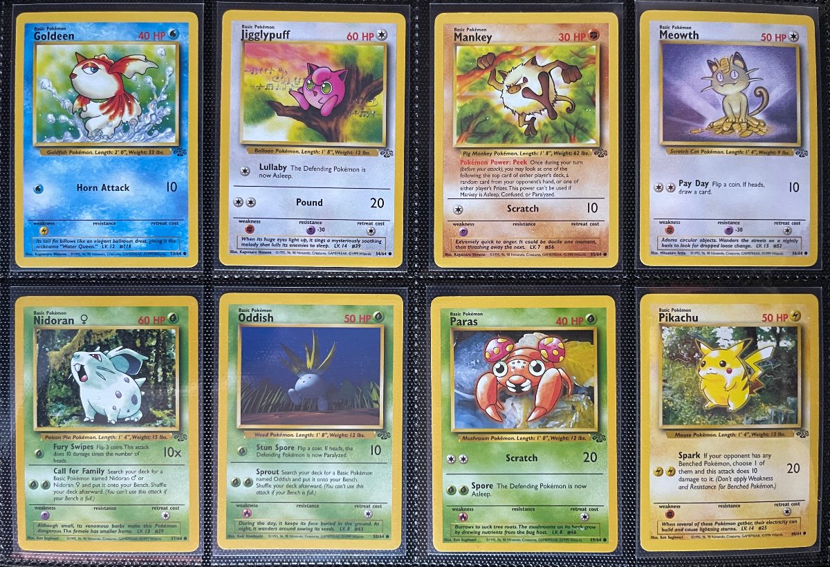 Pokémon pkm Jungle Complete Master Set (64/64) trading card game available at ChimpLoot.com