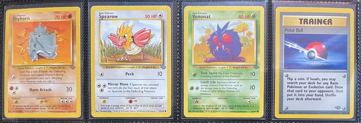 Pokémon pkm Jungle Complete Master Set (64/64) trading card game available at ChimpLoot.com