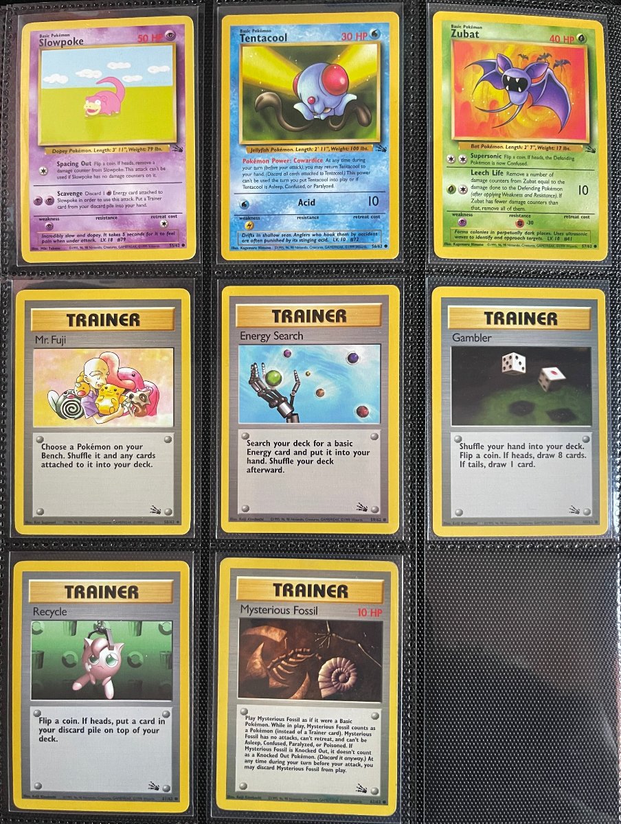 Pokémon Fossil Set Complete Master Set (62/62) | ChimpLoot.com