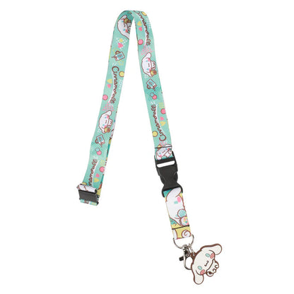 Lanyard with cartoon character design on a white background