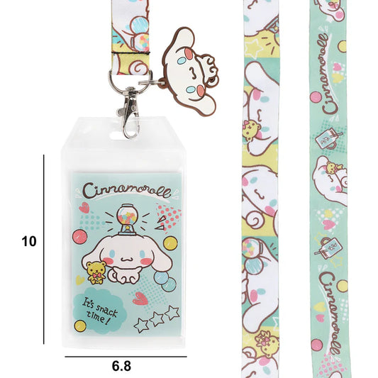 Cinnamoroll lanyard with badge holder and measurements
