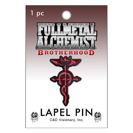 Fullmetal Alchemist Brotherhood Flamel Symbol Lapel Pin