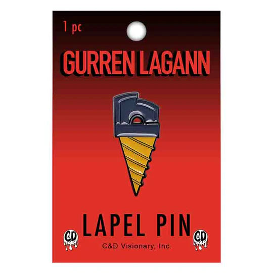 Gurren Lagann Drill Key Lapel Pin