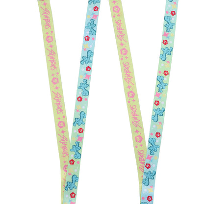 Lanyard with K-Pop Demon Hunters Saja Boys Soda Pop cartoon character design on a white background
