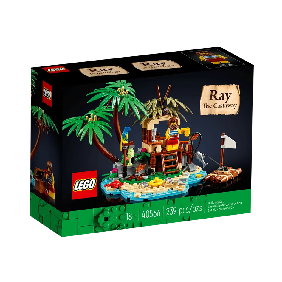 LEGO® Ray the Castaway #40566 collectible gift with purchase available at ChimpLoot.com