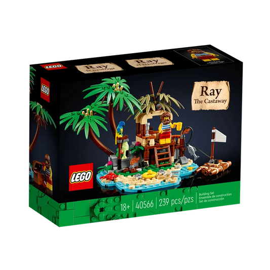 LEGO® Ray the Castaway #40566 collectible gift with purchase available at ChimpLoot.com