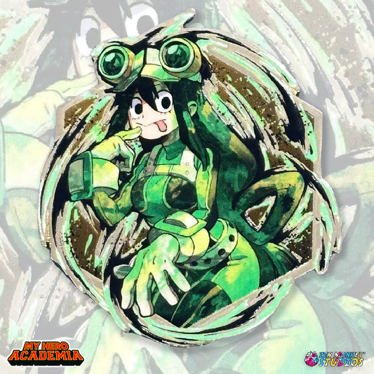Painterly Series: My Hero Academia Tsuyu Asui - Limited Edition Pin available at chimploot.com