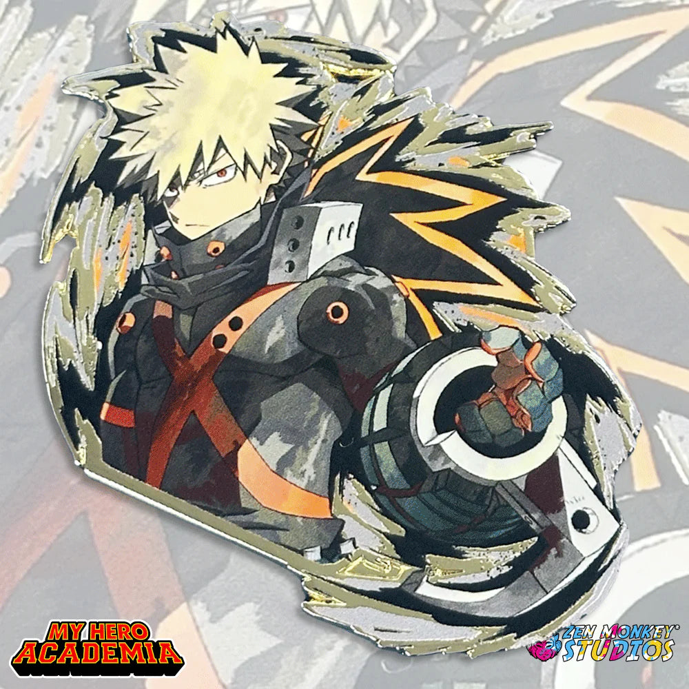 Painterly Series: My Hero Academia Katsugi Bakugo - Limited Edition Pin by zen monkey studios